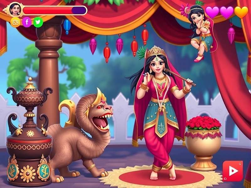 Enchanted Love Radha Krishna Game Features