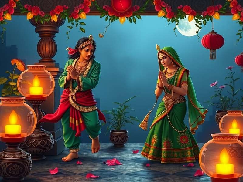 Enchanted Love Radha Krishna Game Scene